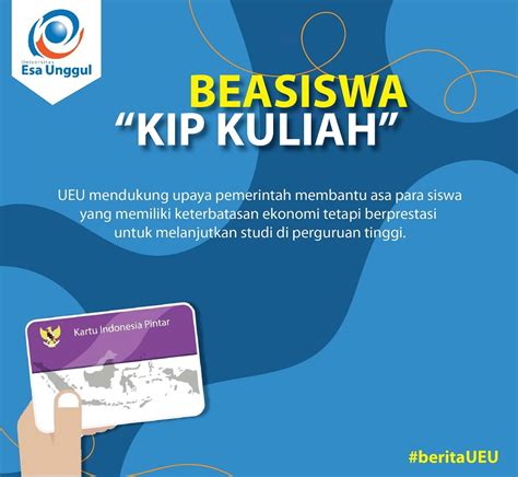 Pendaftaran Beasiswa Kip Universitas Esa Unggul