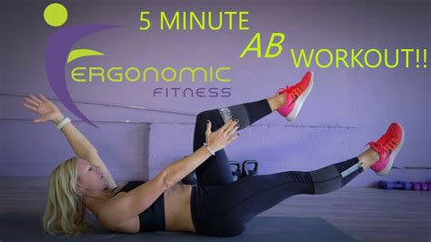 5 Minute Ab Workout Abs On The Go Youtube