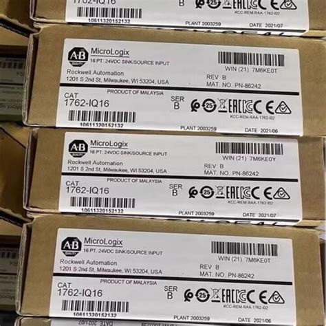 New Inbox Allen Bradley Iq Ser B Micrologix Vdc Plc Input