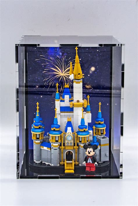 Acrylic display case for Lego® Mini Disney Castle set 40478 - Made in ...