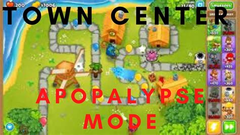 Btd How To Beat Town Centre Apopalypse Mode No Monkey Knoledge No