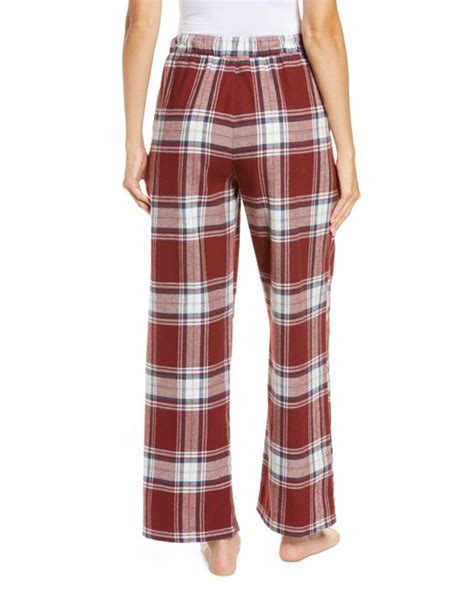 Bp Flannel Pajama Pants In Red Lyst