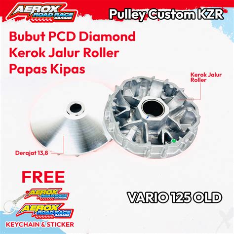 Jual Rumah Roller Pulley Custom KZR Vario 125 FI CBS ISS 125 Shopee