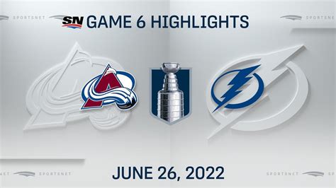 Stanley Cup Final Game 6 Highlights Avalanche Vs Lightning June 26