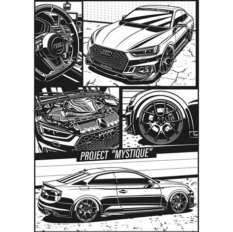 Oleg Markaryan On Instagram Audi RS5 B9 Comics Style Especially For