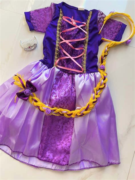 Vestido Fantasia Infantil Rapunzel C Tran A Anos Elo