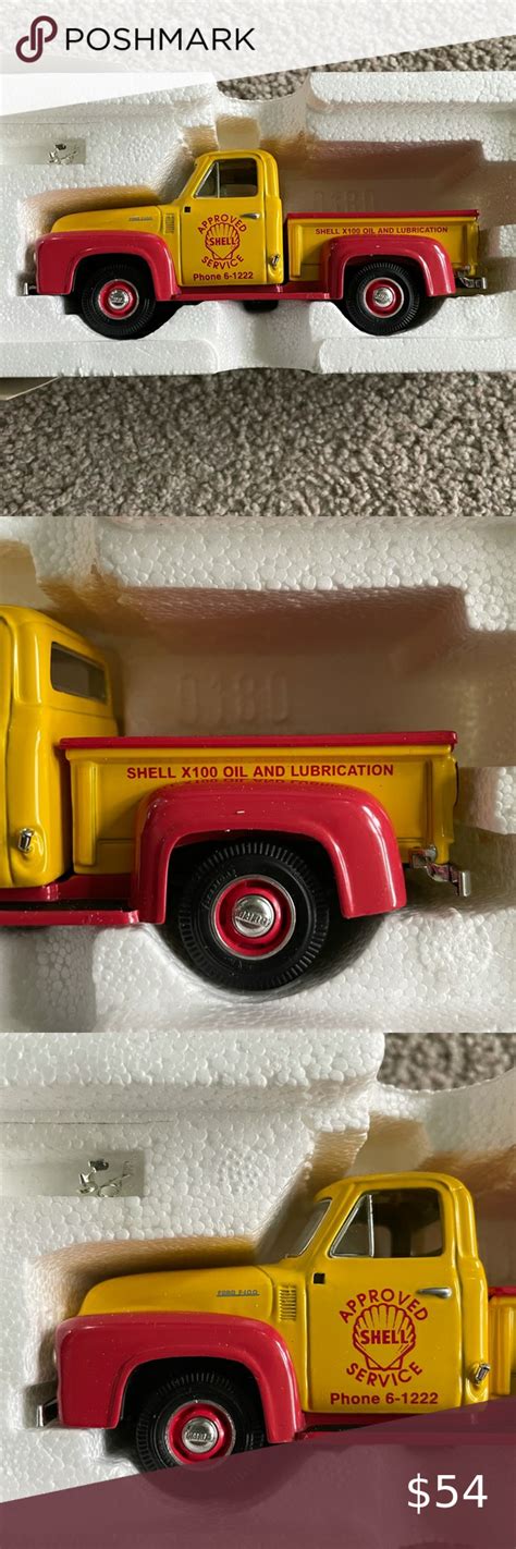 NIB Diecast Shell Gas 1953 Ford Pick-up Truck | Ford pickup, Diecast, Ford