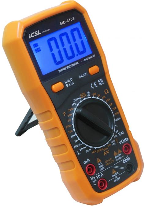 Multímetro Digital Icel Modelo MD 6108 Hall Tec Instrumentos