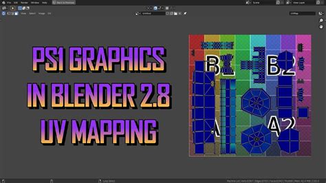 How To Make Ps1 Esque Graphics With Blender 28 Uv Mapping Youtube