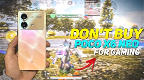 DON T BUY POCO X6 NEO 5G FOR GAMING POCO X6 NEO 5G PUBG BGMI GAMING