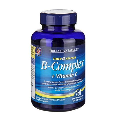 Holland Barrett Vitamin B Complex With Vitamin C Caplets Health