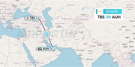 EY1679 Flight Status Etihad Airways Tbilisi To Abu Dhabi ETD1679