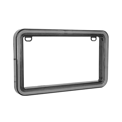 PORTA PLACA P MOTO LED TIPO NEON 12V 9W 22X13CM AHUMADO BLANCO