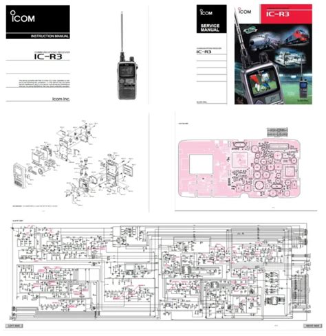 Icom Ic R Instruction Manual Service Manual X Diagrams