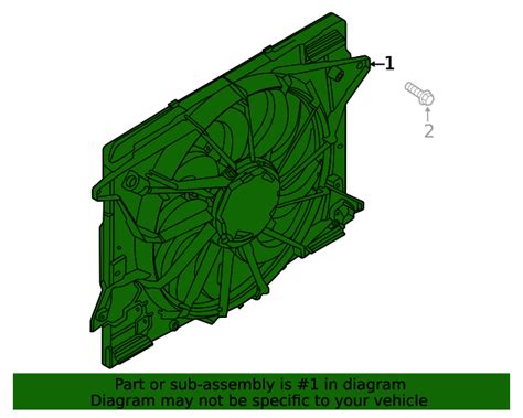 2020 2024 Ford Engine Cooling Fan Assembly Lx6z8c607b TascaParts