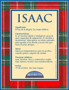 Nombre Isaac Significado Y Origen Del Nombre Isaac