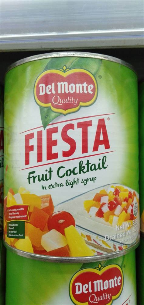 Del Monte Fiesta Fruit Cocktail 836g Lazada Ph