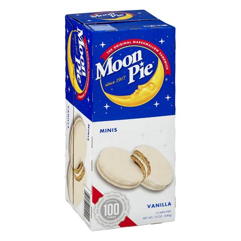 Moon Pie Mini Vanilla Marshmallow Sandwiches 1 Oz 12 Count Walmart