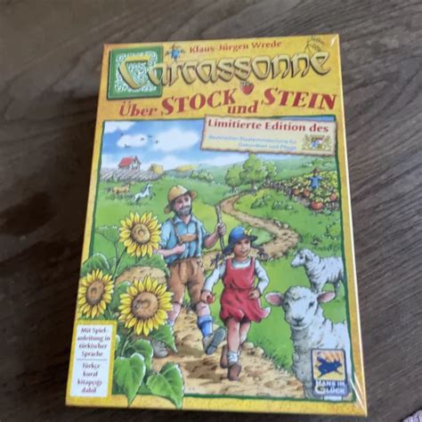 CARCASONNE BRETTSPIEL HANS im Glück OVP Anleitung Deutsch u Türkisch