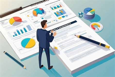 Premium AI Image | Credit assessment concept illustration 