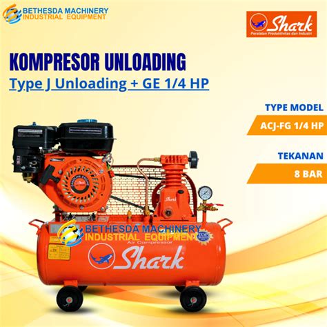 Kompresor Angin Air Compressor Unloading GE 1 4 HP 1 2HP 1HP Shark