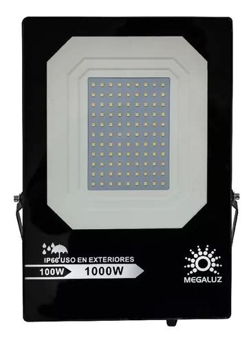 Reflector Led Megaluz R13w100s08 100w 127v Luz Blanca Ip66 MercadoLibre