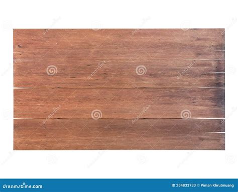 Tablero De Carteles De Madera Antiguo Aislado En Un Fondo Blanco Imagen