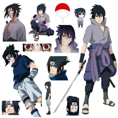 Sasuke Stickers Clases De Anime Imprimibles Notas Pegatinas Bonitas