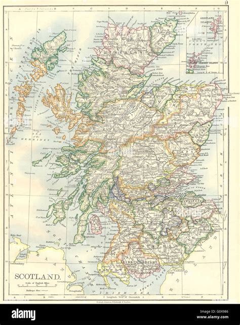 Scotland map hi-res stock photography and images - Alamy