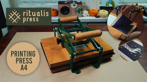 Linocut Printing Press How To Print A4 Lever Printing Tool