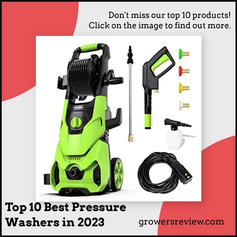 Top Best Pressure Washers In Growersreview