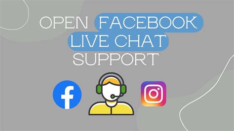 Open Facebook Live Chat Support Instagram And Facebook Dissabled