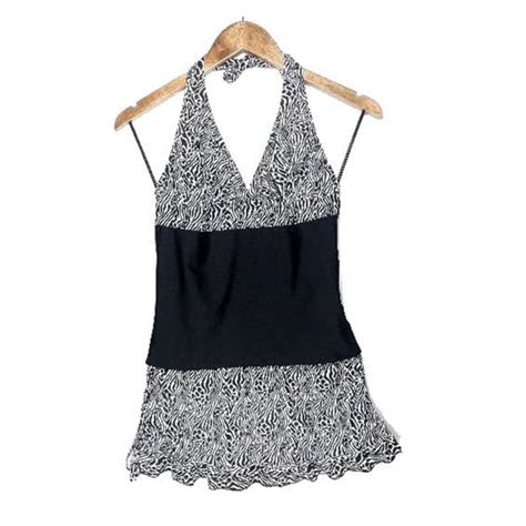 Ripley BIKINI LICRA MUJER NEGRO POLO FALDA GL