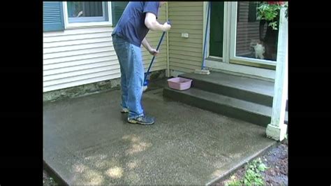 How To Clean Your Concrete Deck Or Slab By Walt Barrett Youtube