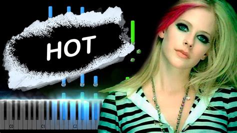 Avril Lavigne Hot Piano Tutorial YouTube