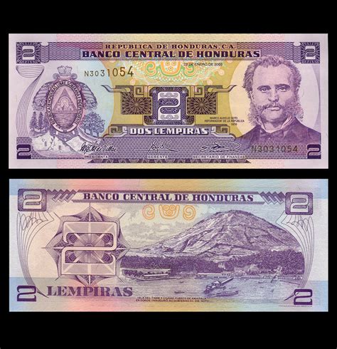 Billete Lempiras Honduras Numism Tica Martell