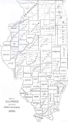 1835 Illinois map Genealogy Search, Genealogy Free, Family Genealogy ...