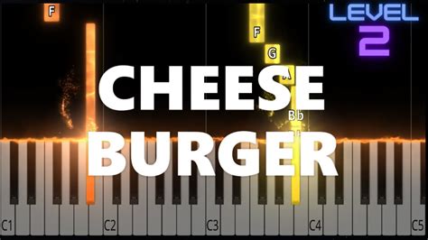 His Cheeseburger Veggie Tales Easy Piano Tutorial Youtube