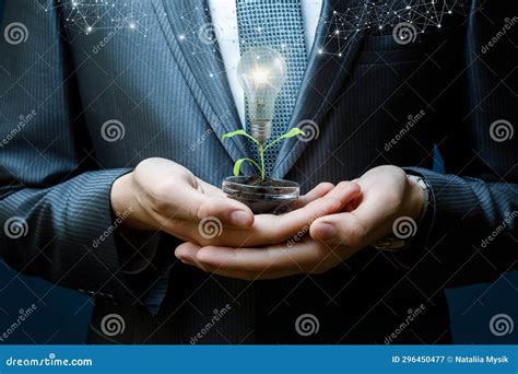 The Concept Of Growing A Creative Idea In Business Stock Image Image