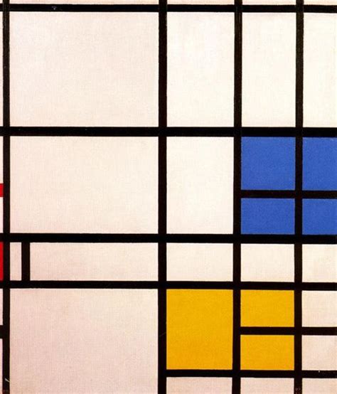 Composition With Yellow Blue And Red Piet Mondrian