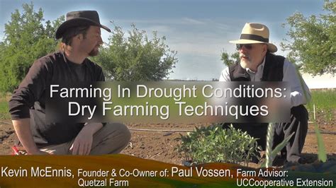 Uc Cooperative Extension Farming In Drought Conditions Series