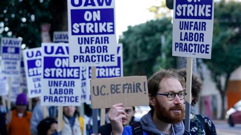 48 000 California Academic Workers Strike For Higher Wages Labour