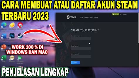 Cara Membuat Akun Steam Terbaru 2023 Cara Daftar Akun Steam Terbaru