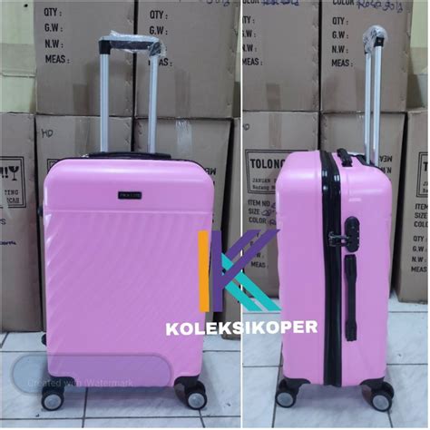 Jual Koper Import Polo Viber Abs Warna Glossy Ukuran Bagasi Inchi