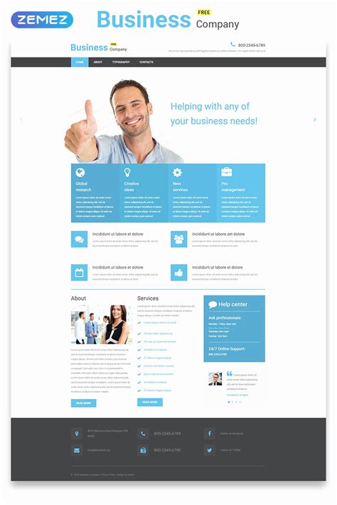 51 Free Professional Website Templates – Ufreeonline Template