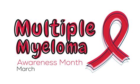 Multiple Myeloma Awareness Month Background Banner Card Poster