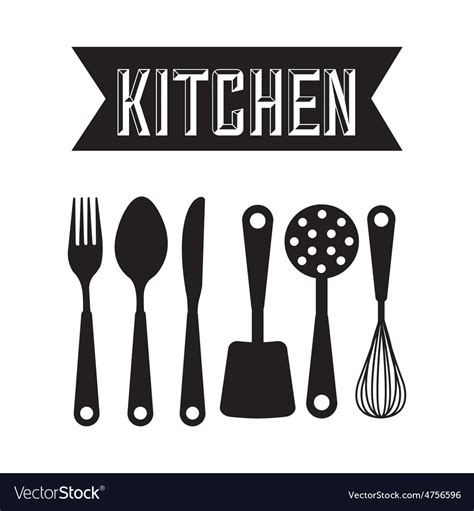 Kitchen Tools Royalty Free Vector Image Vectorstock