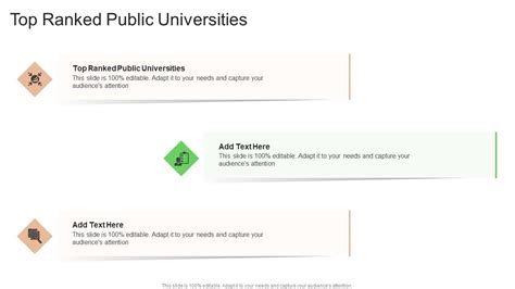 Top Ranked Public Universities In Powerpoint And Google Slides Cpb