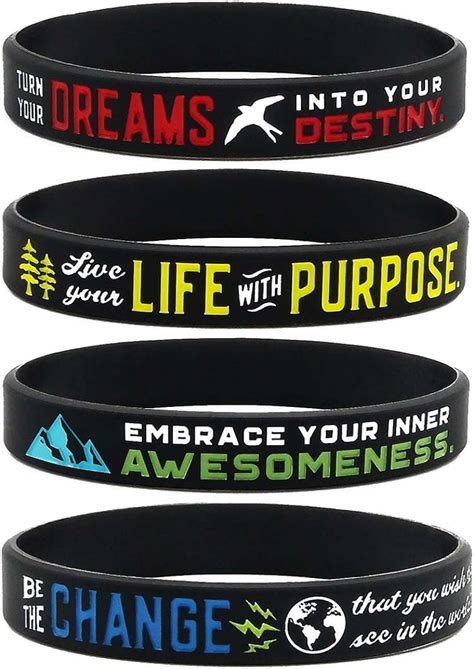 Amazon Inkstone Positive Message Bracelets Set Of