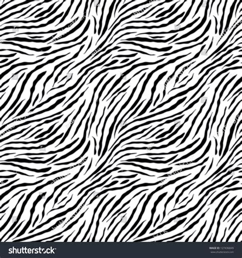 Zebra Print Pattern - Vector Halftone Seamless Pattern Eps8 - 127436849 : Shutterstock